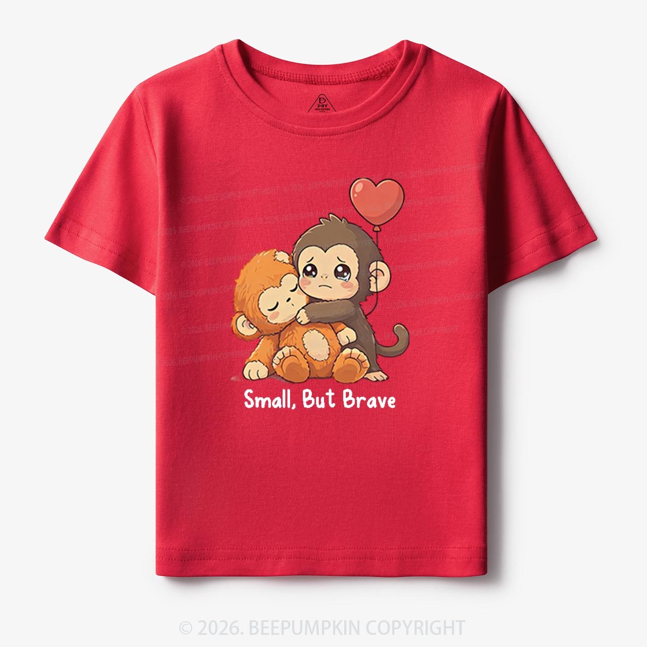 Small But Brave Punch Monkey Toddler&Kid's Tees