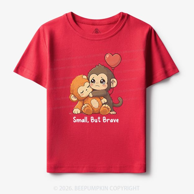 Small But Brave Punch Monkey Toddler&Kid's Tees