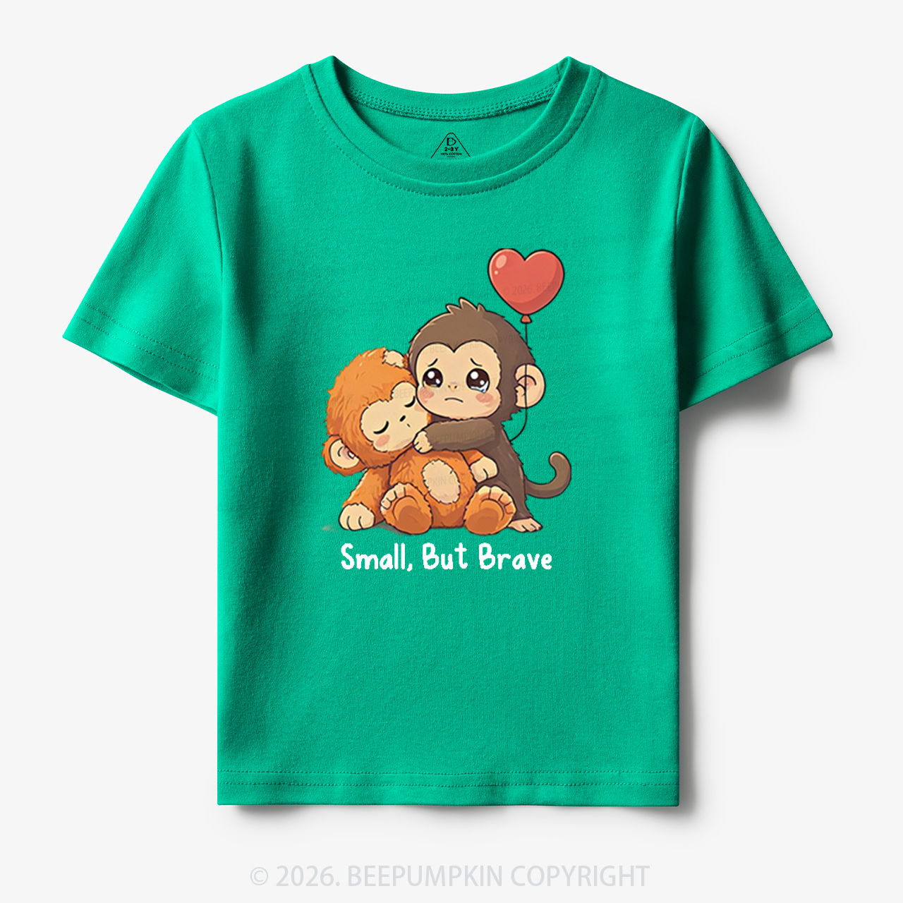 Small But Brave Punch Monkey Toddler&Kid's Tees