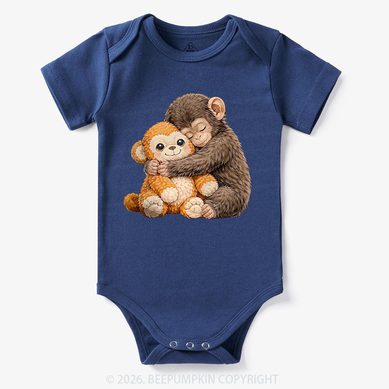 Dear Punch Monkey Lovely Baby Bodysuit