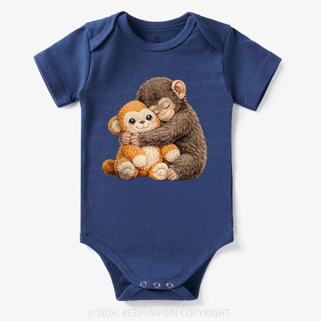 Dear Punch Monkey Lovely Baby Bodysuit