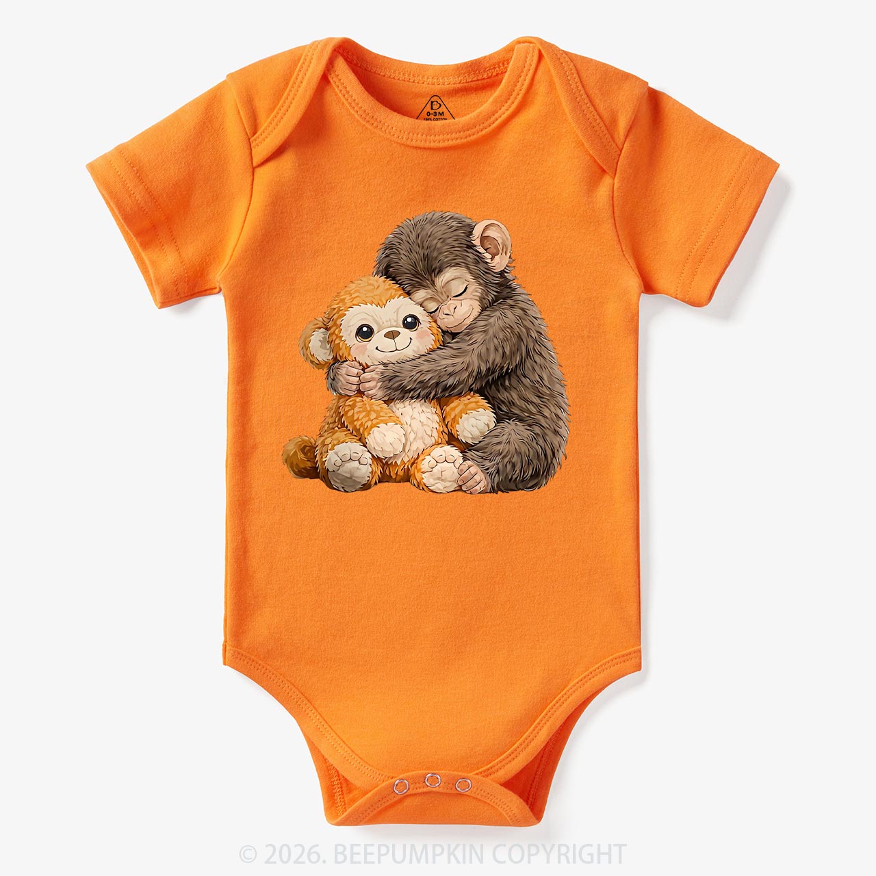 Dear Punch Monkey Lovely Baby Bodysuit