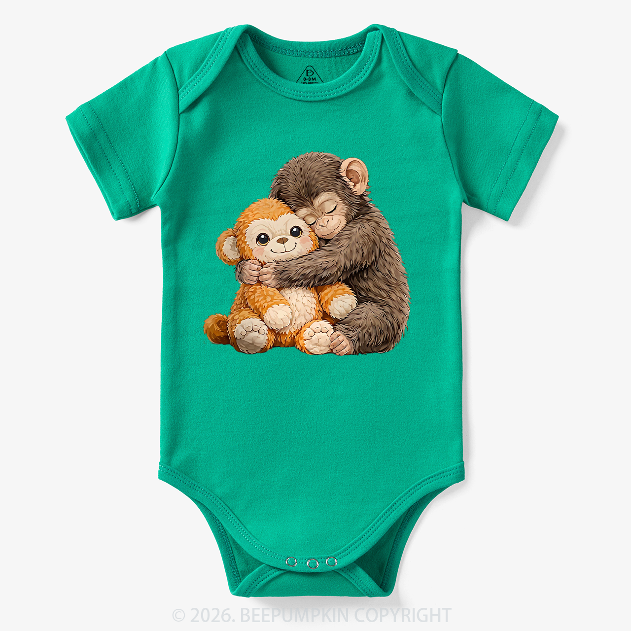 Dear Punch Monkey Lovely Baby Bodysuit
