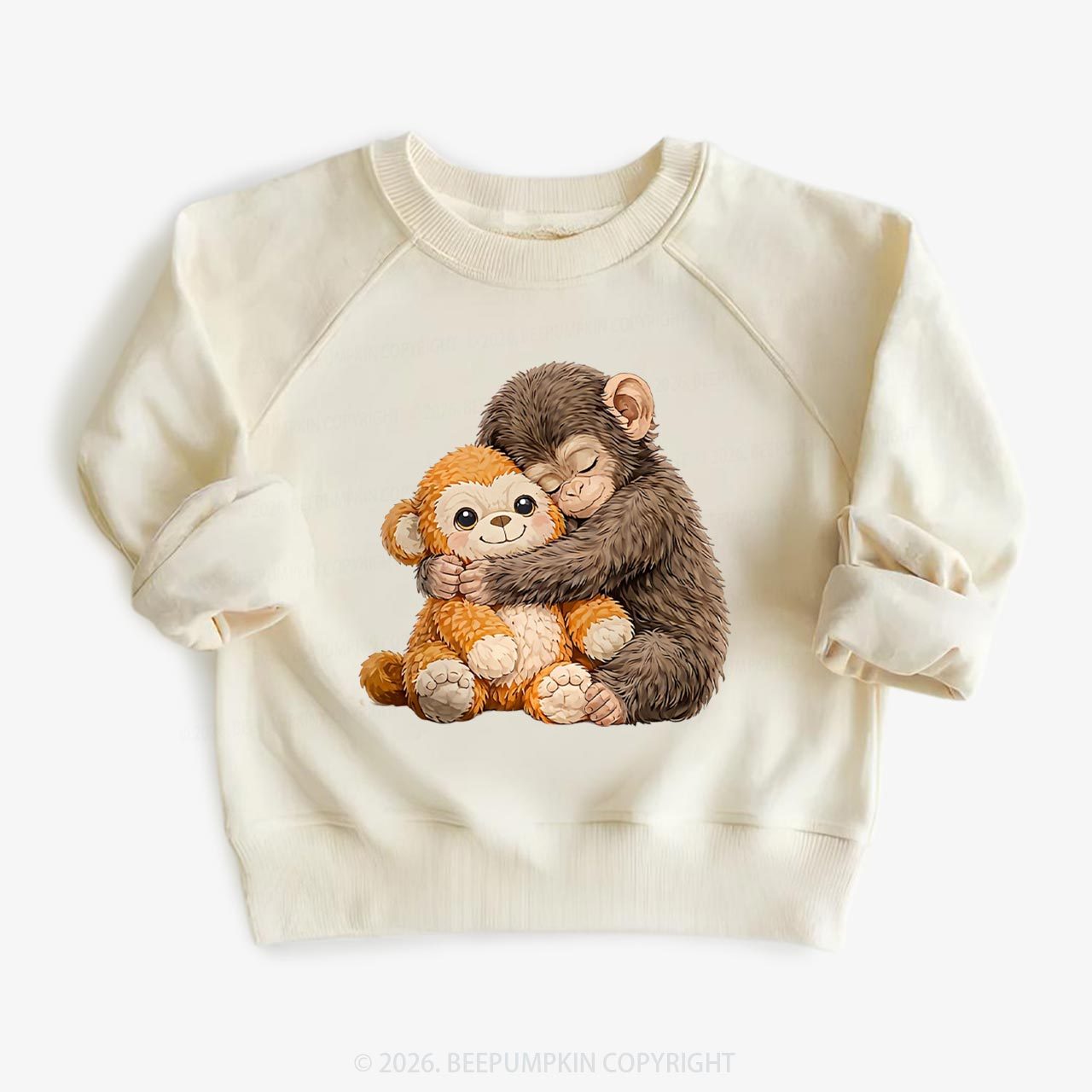 Dear Punch Monkey Lovely Kid's Sweatshirt