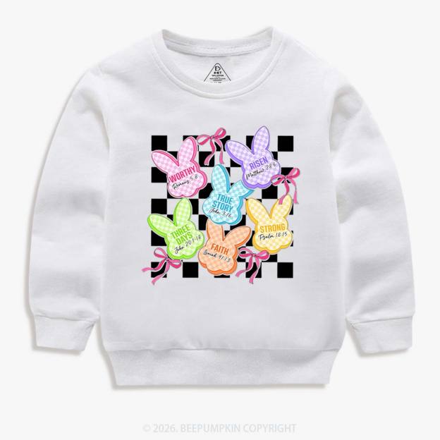 Christian Bunny A Lot Can Happen In Three Days Kid's Sweatshirt