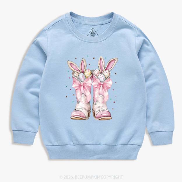 Howdy Easter Bunny Kid's Sweatshirt