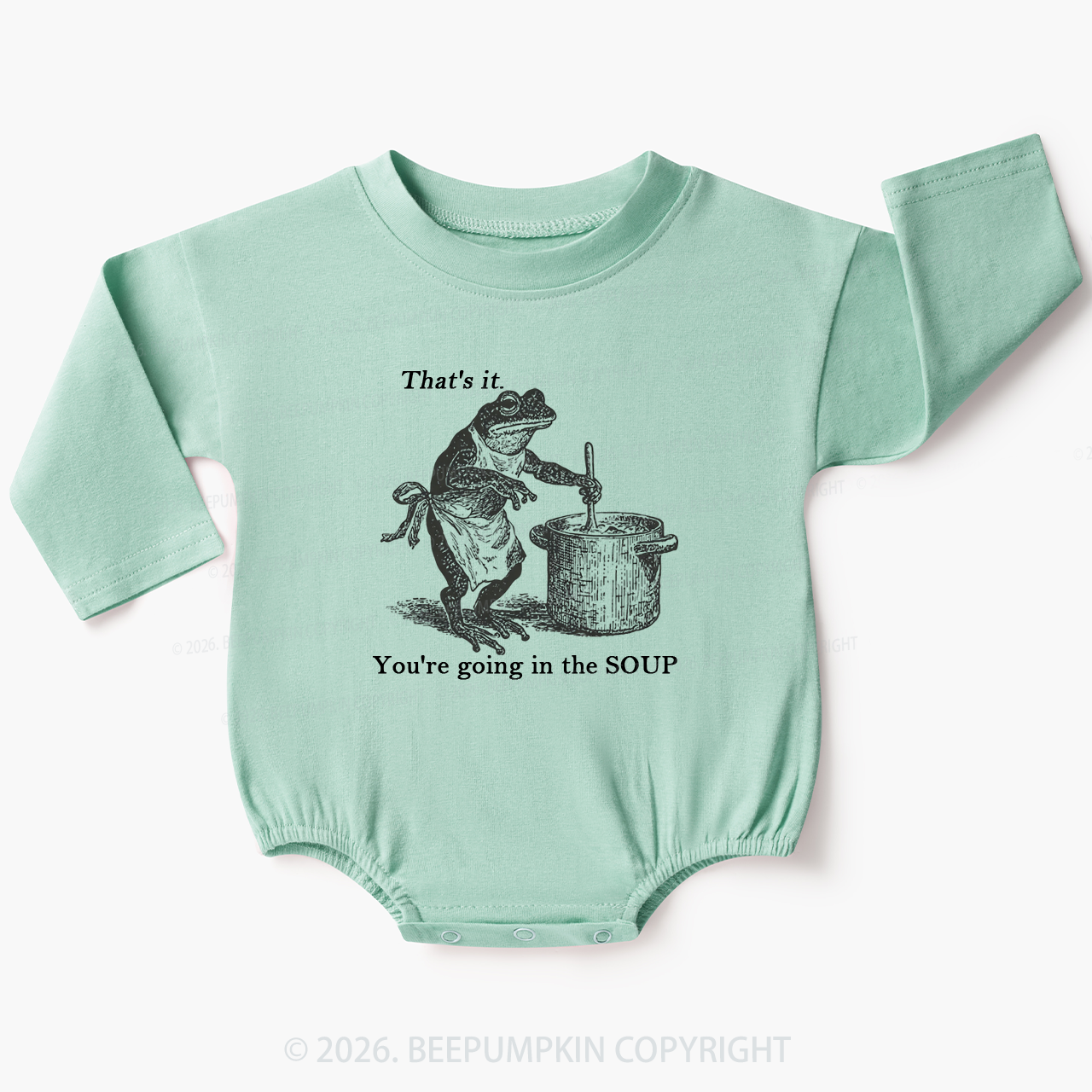 That's It You're Going In The Soup Funny Frog