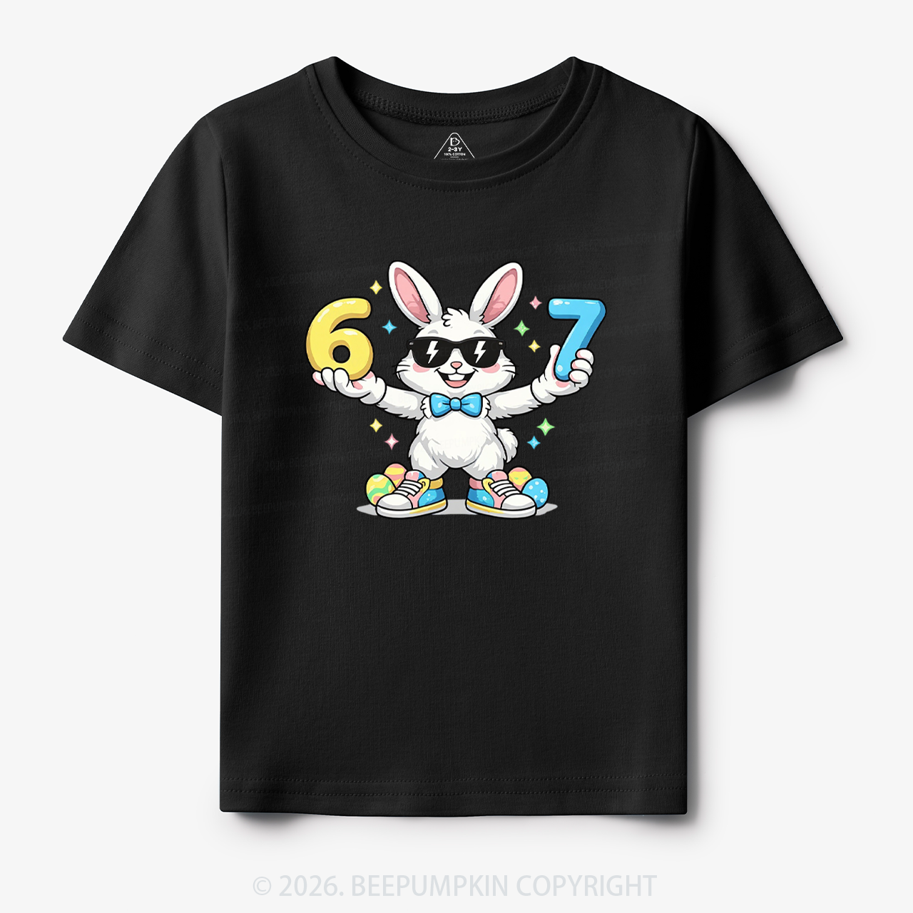 Hip‑Hop 67 Bunny Toddler&Kid's Tees