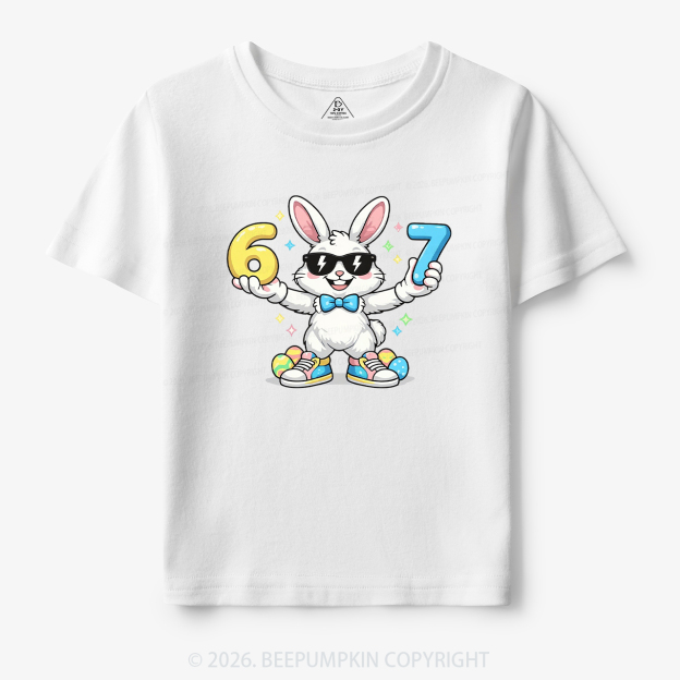 Hip‑Hop 67 Bunny Toddler&Kid's Tees
