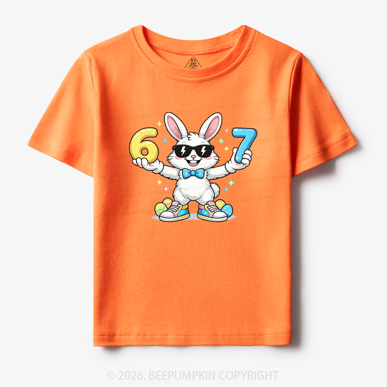 Hip‑Hop 67 Bunny Toddler&Kid's Tees