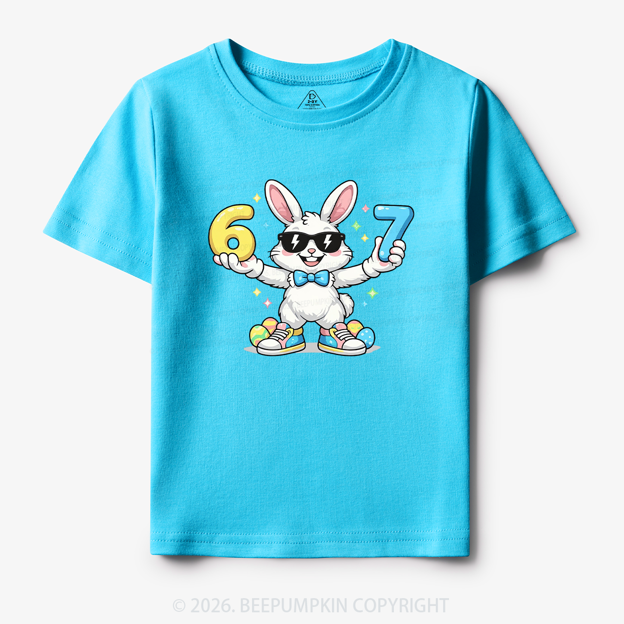 Hip‑Hop 67 Bunny Toddler&Kid's Tees