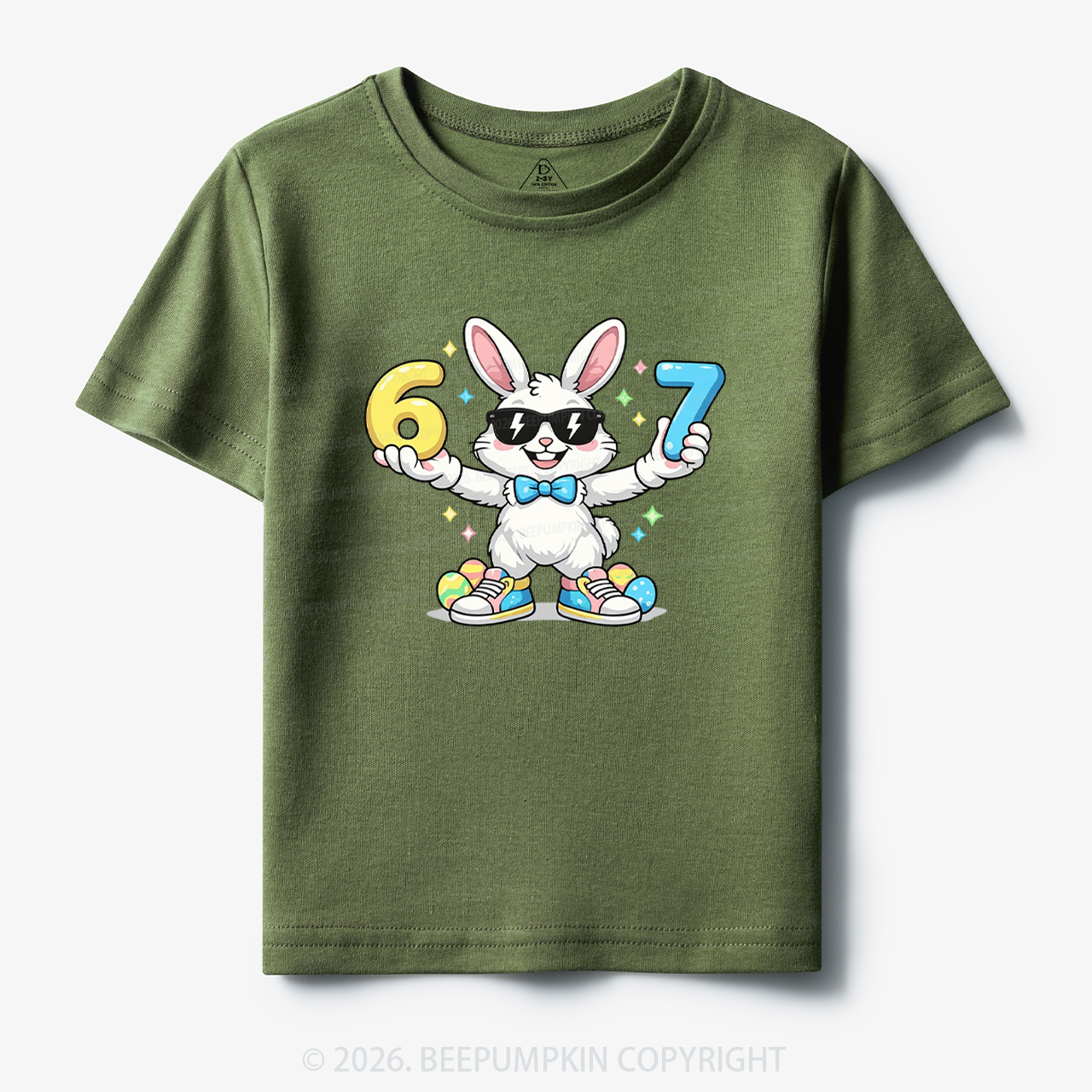 Hip‑Hop 67 Bunny Toddler&Kid's Tees