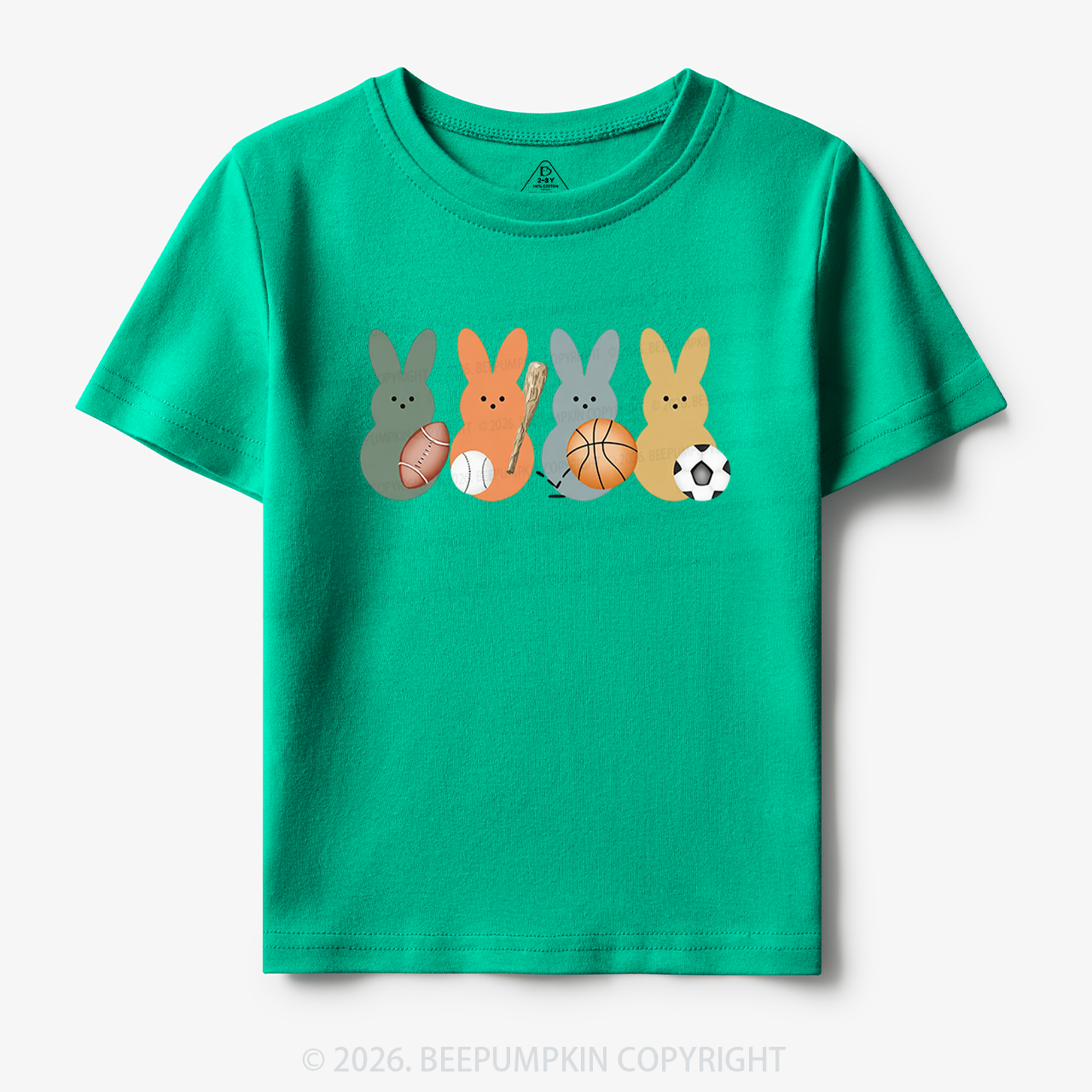Easter Sporty Bunnies Toddler&Kid's Tees