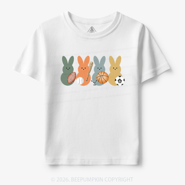 Easter Sporty Bunnies Toddler&Kid's Tees