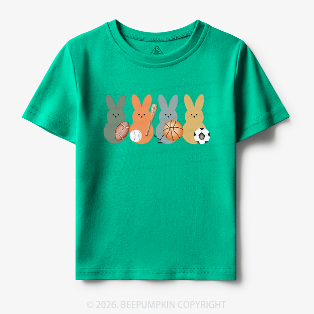 Easter Sporty Bunnies Toddler&Kid's Tees