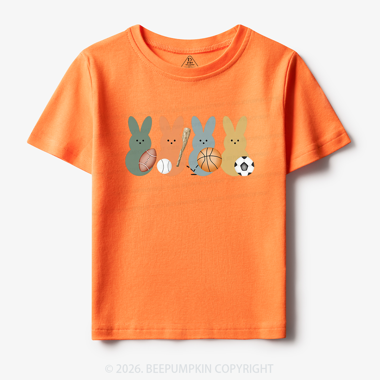 Easter Sporty Bunnies Toddler&Kid's Tees