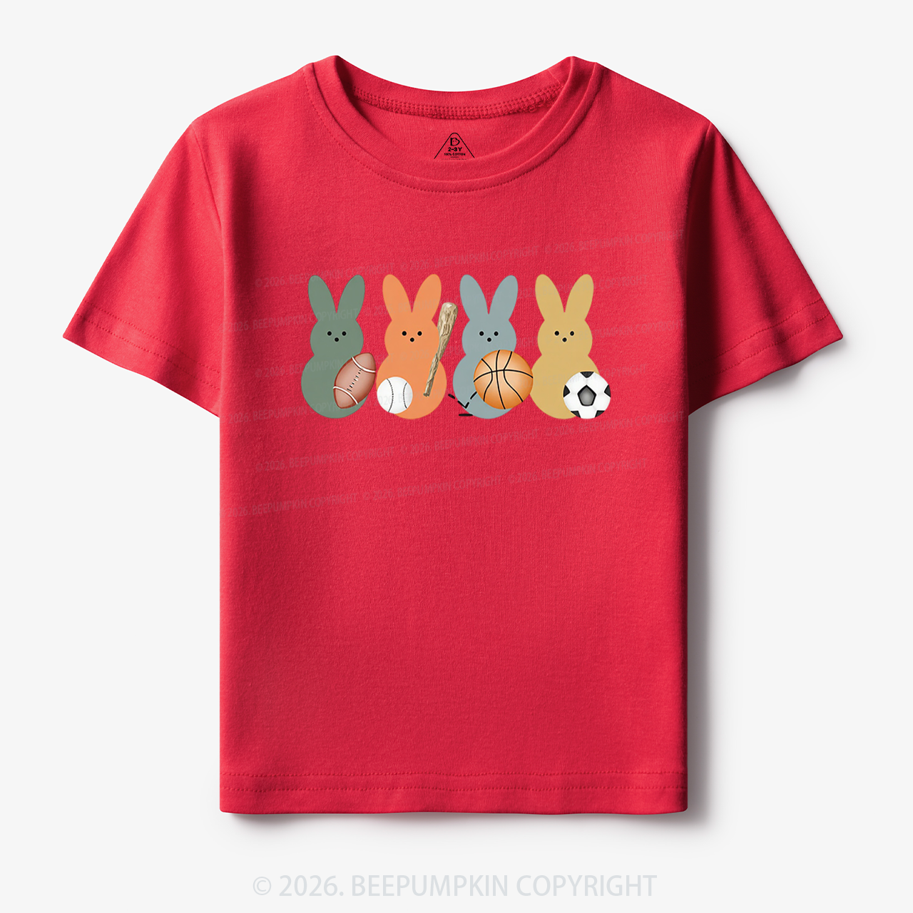 Easter Sporty Bunnies Toddler&Kid's Tees
