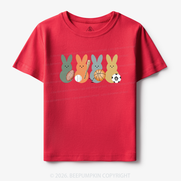 Easter Sporty Bunnies Toddler&Kid's Tees