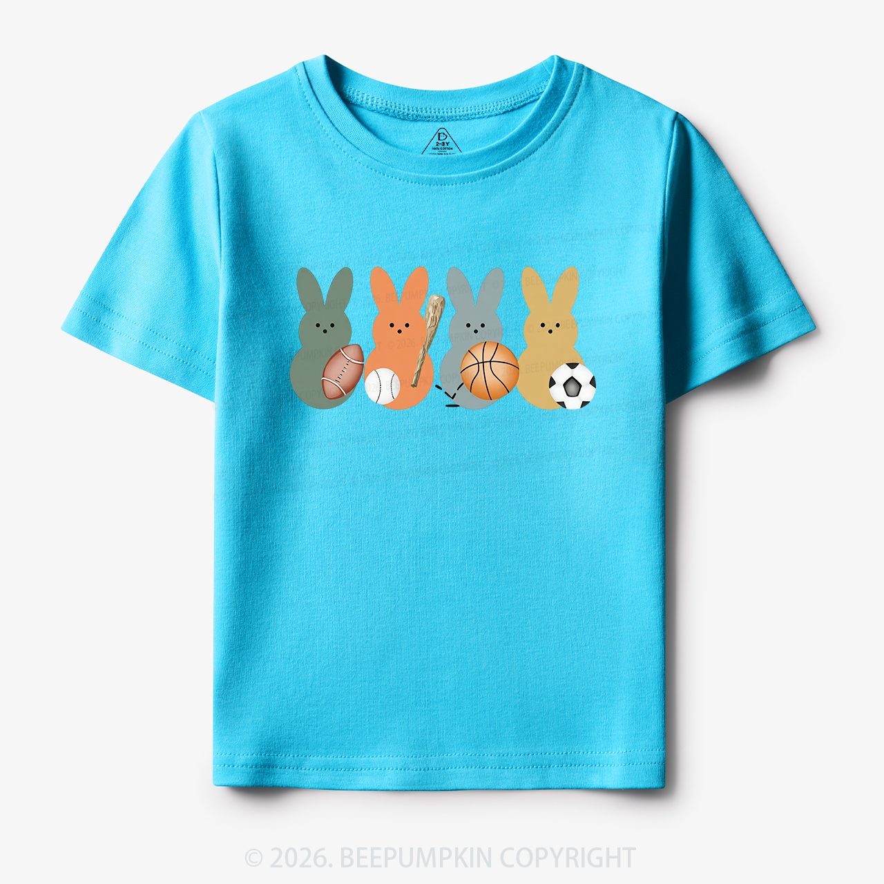 Easter Sporty Bunnies Toddler&Kid's Tees