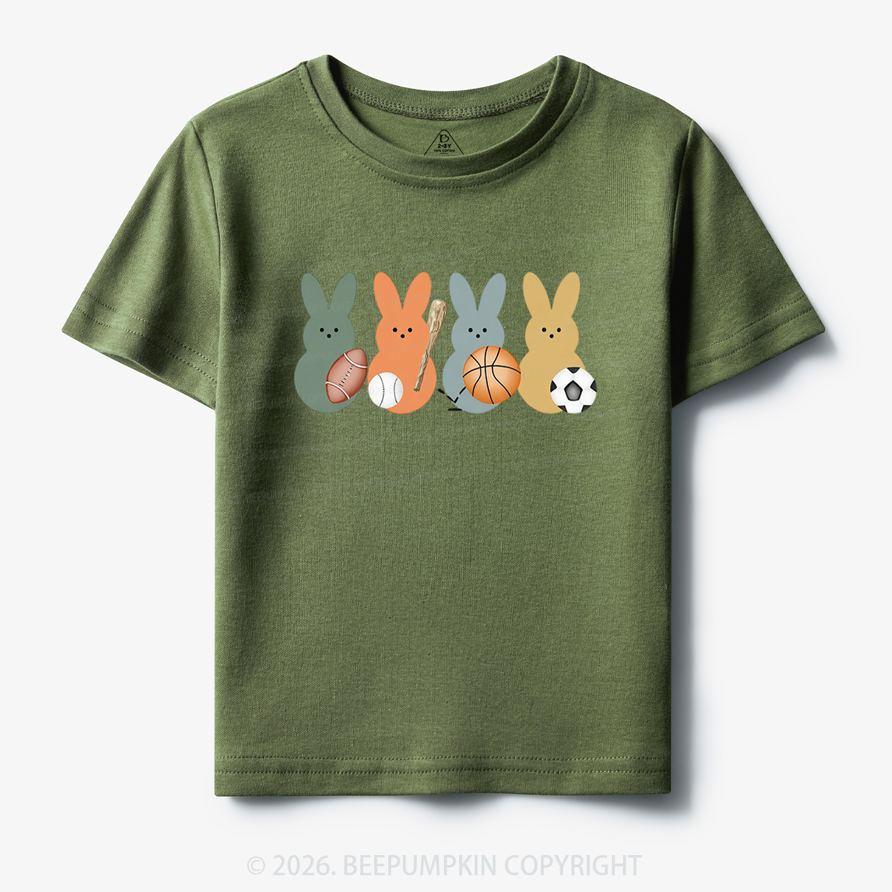Easter Sporty Bunnies Toddler&Kid's Tees