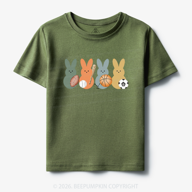 Easter Sporty Bunnies Toddler&Kid's Tees