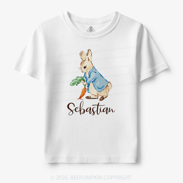 Personalized Little Bunny & Carrot Club Toddler&Kid's Tees