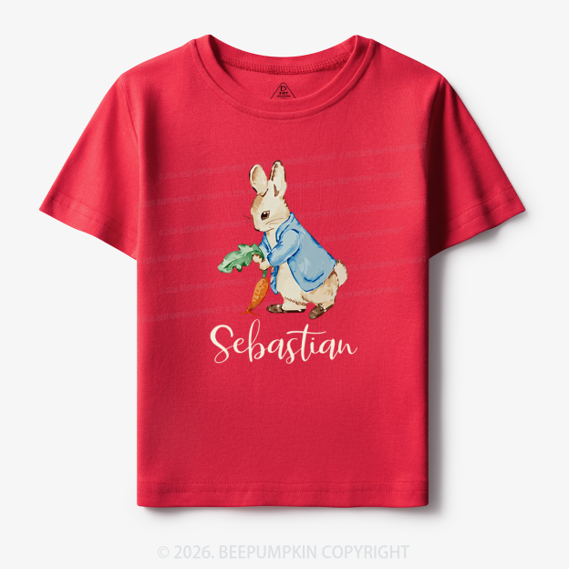 Personalized Little Bunny & Carrot Club Toddler&Kid's Tees
