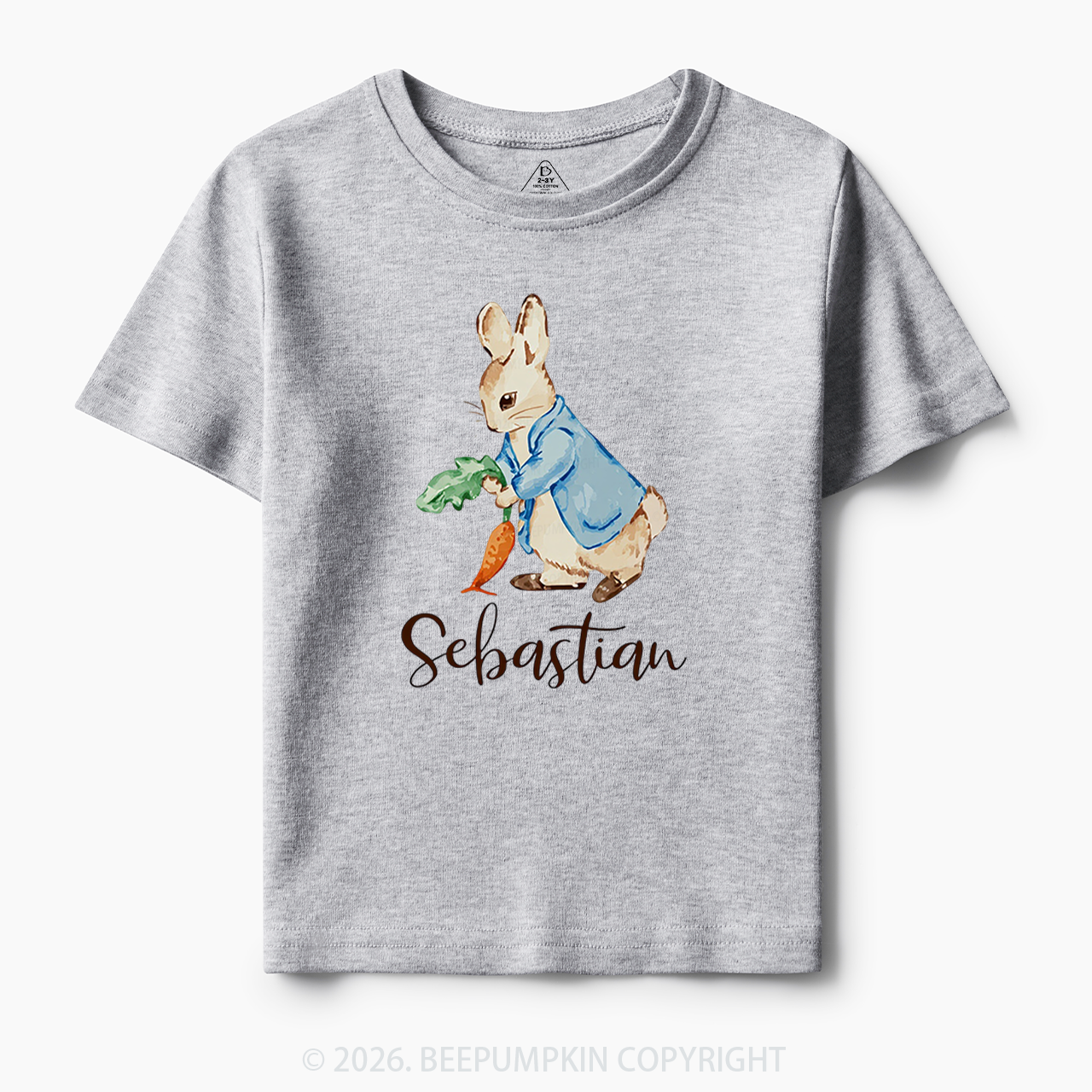 Personalized Little Bunny & Carrot Club Toddler&Kid's Tees