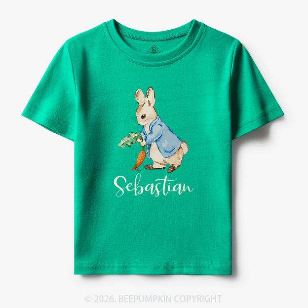 Personalized Little Bunny & Carrot Club Toddler&Kid's Tees