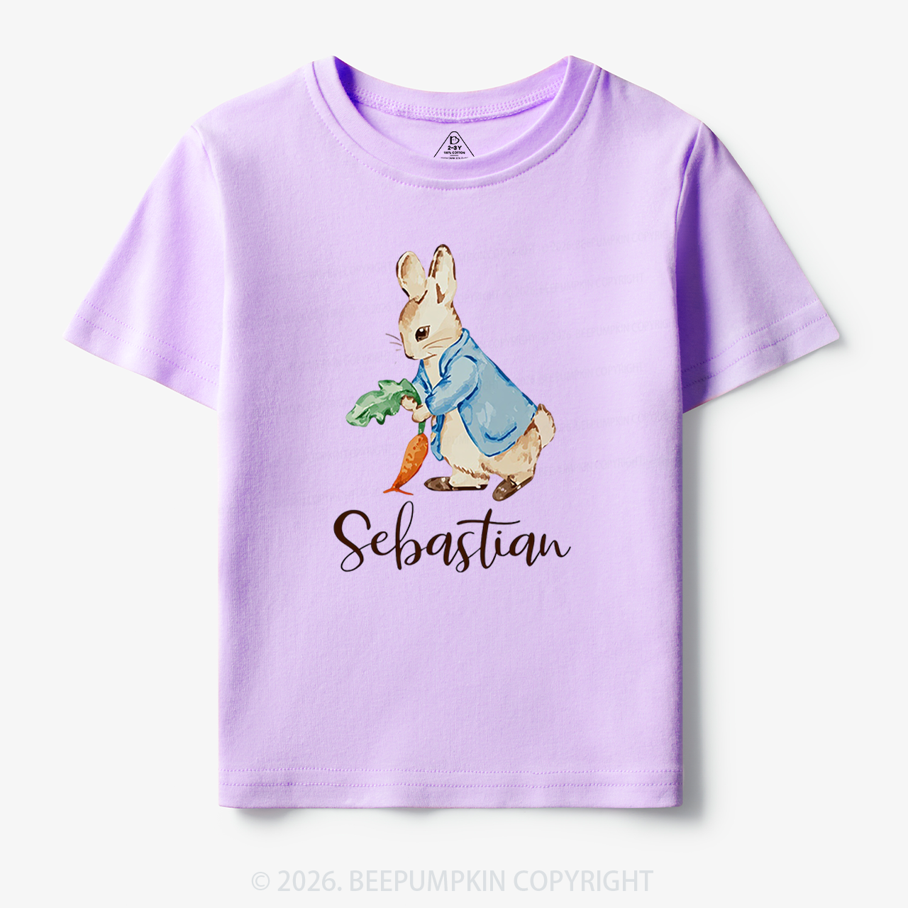 Personalized Little Bunny & Carrot Club Toddler&Kid's Tees