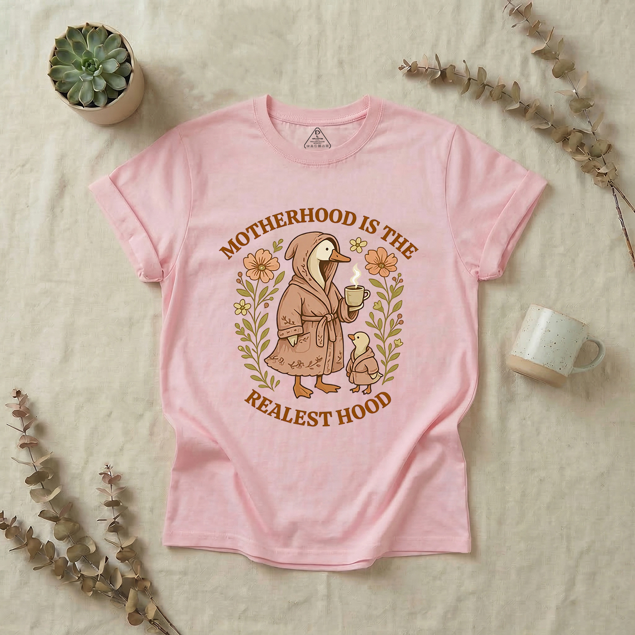 Motherhood Is The Realest Hood Silly Goose Shirts