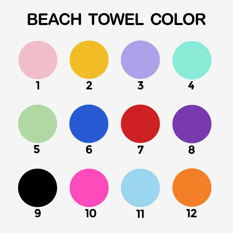 Personalized Quick Dry Beach Burst Beach Towel