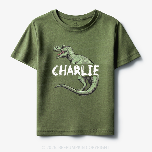 Personalized Roar And Explore Toddler&Kid's Tees