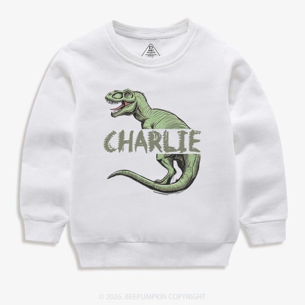 Personalized Roar And Explore Toddler&Kid's Sweatshirt