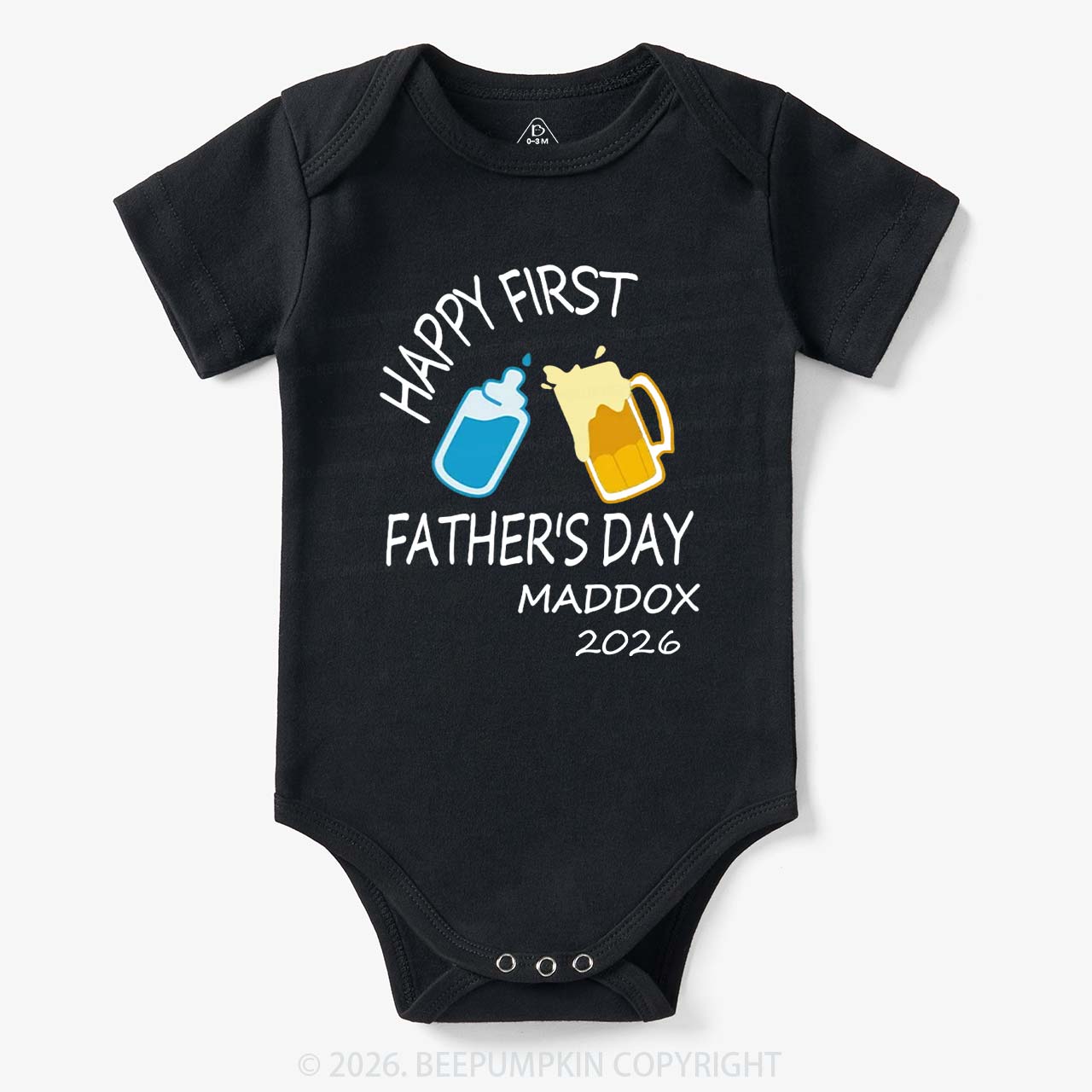 Happy Mother's/ Father's Day Cheers Bodysuit For Baby
