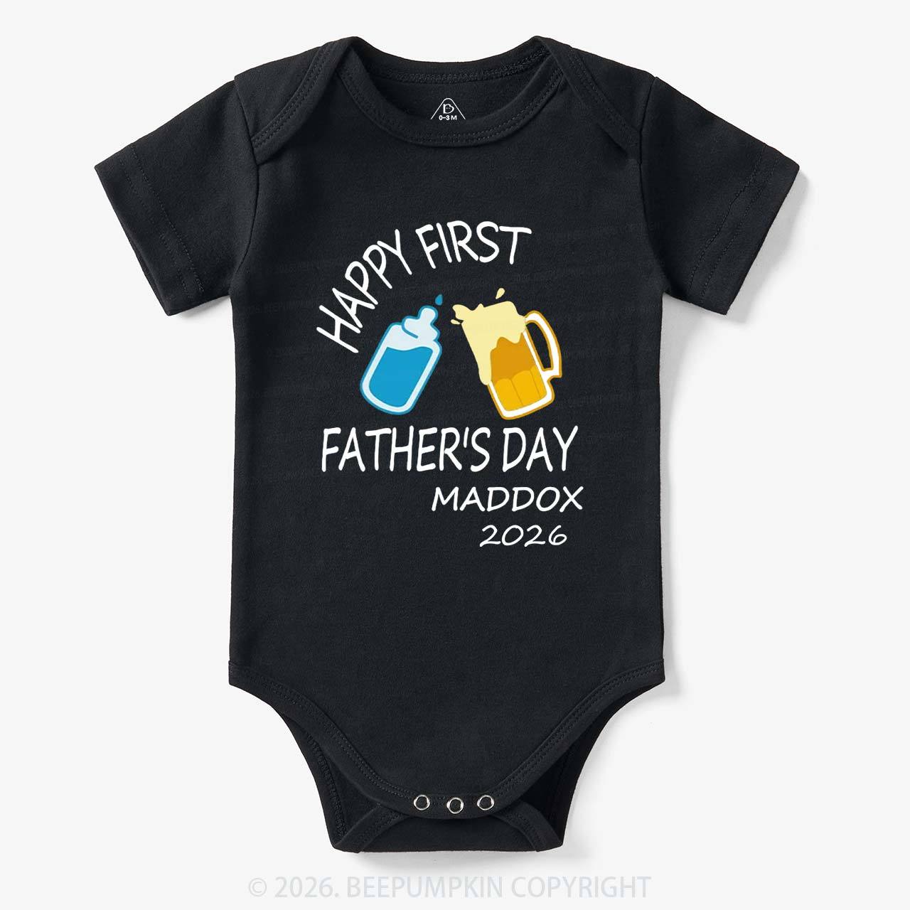 Happy Mother's/ Father's Day Cheers Bodysuit For Baby
