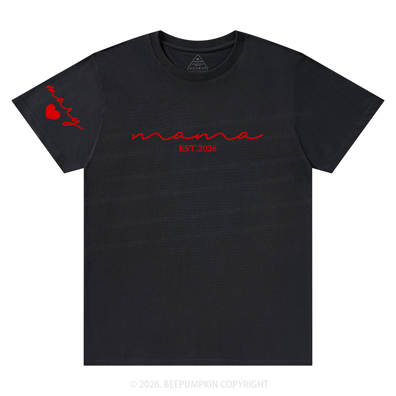 Personalized Mama Shirt With Kid Name