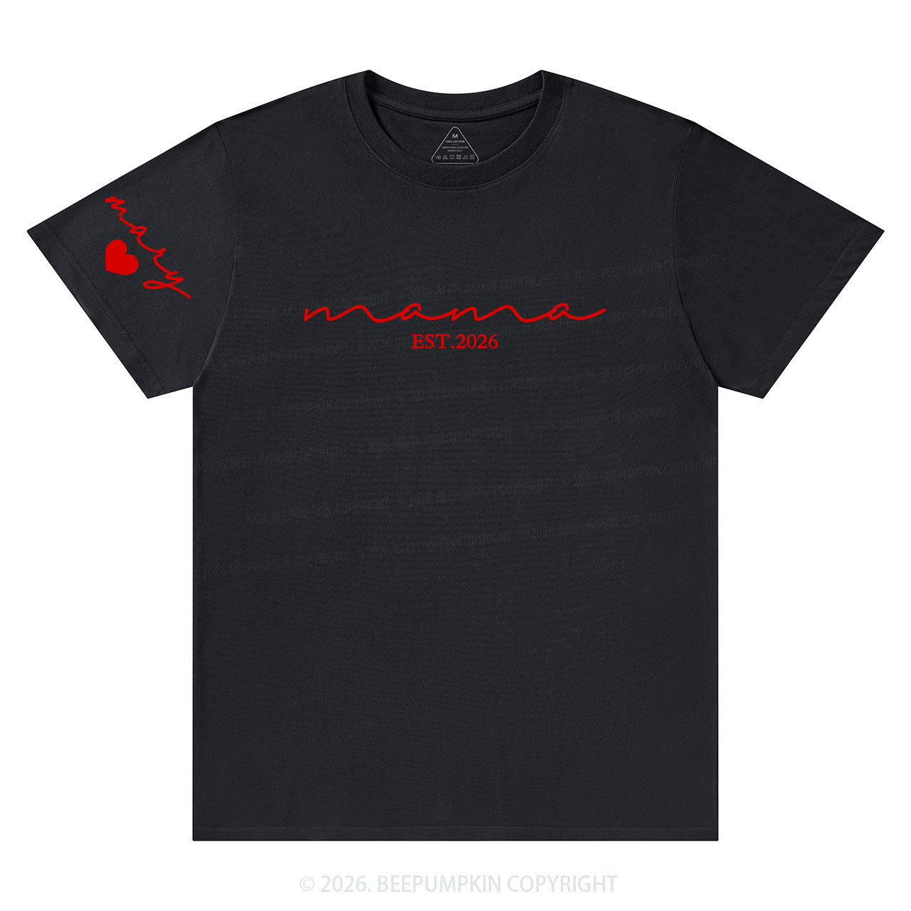 Personalized Mama Shirt With Kid Name