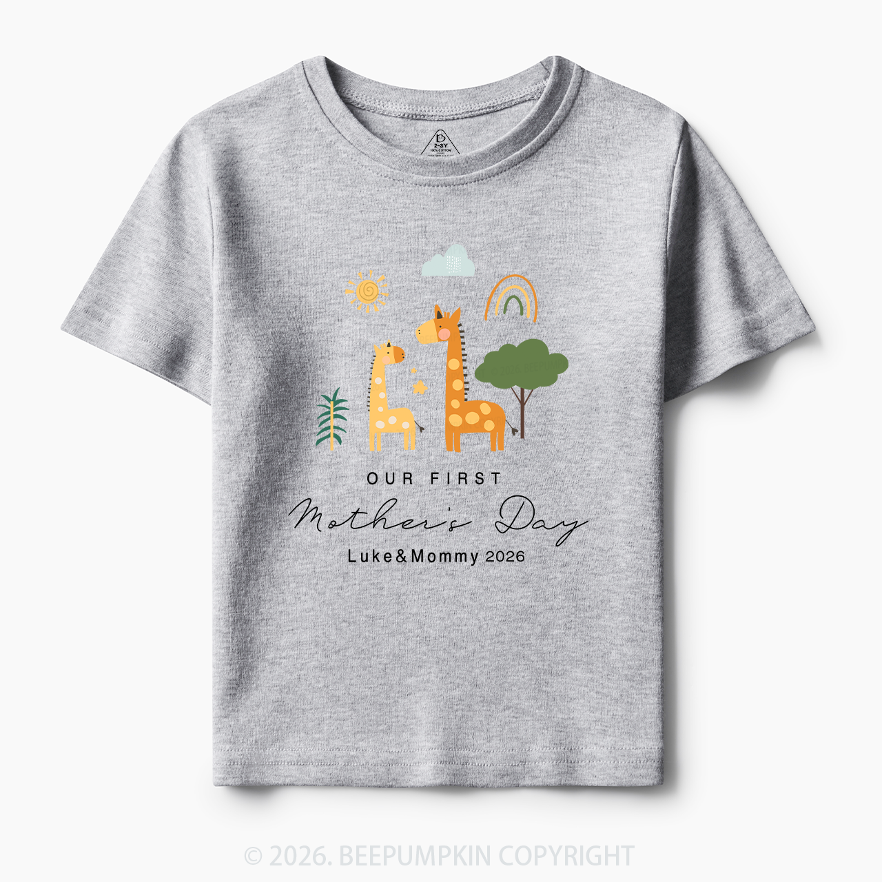 Personalized First Mother's Day Toddler&Kid's Tees Beepumpkin Sale-Beepumpkin™