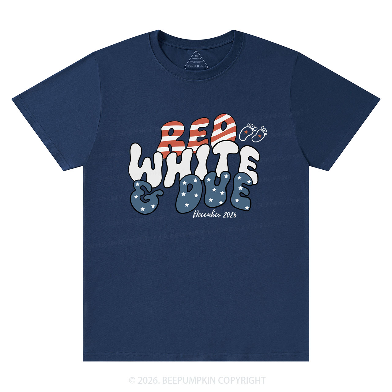 Personalized American Mama 4th July Pregnancy Announcement T-Shirts