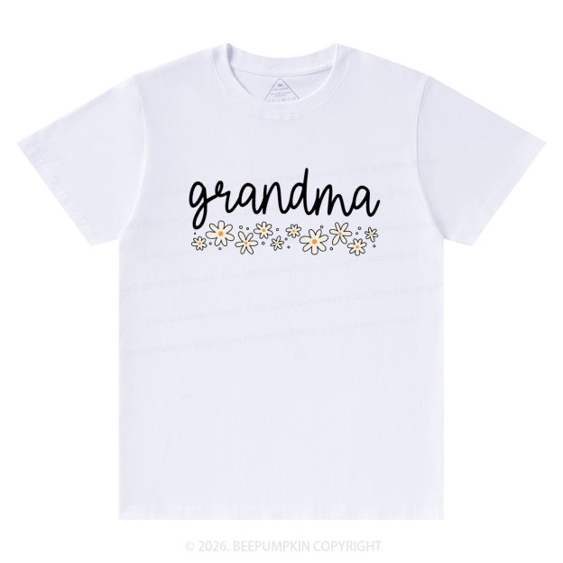 Daisy Floral Grandma T-Shirts
