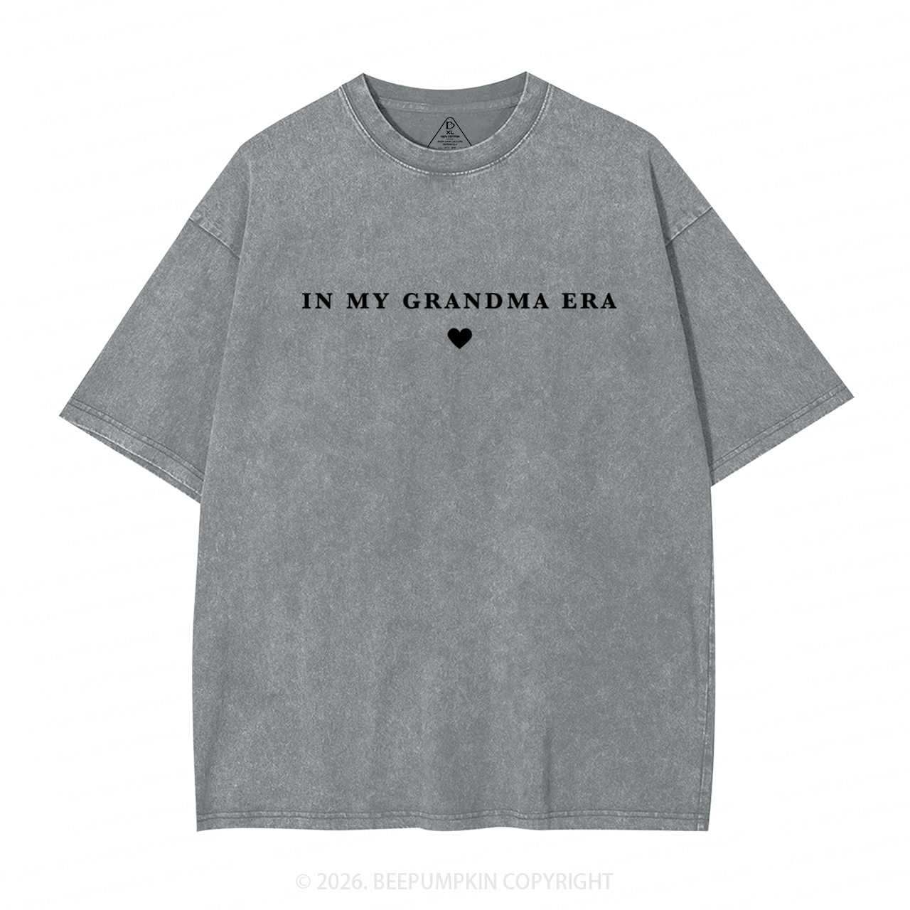 In My Grandma Era Adult Washed T-Shirts