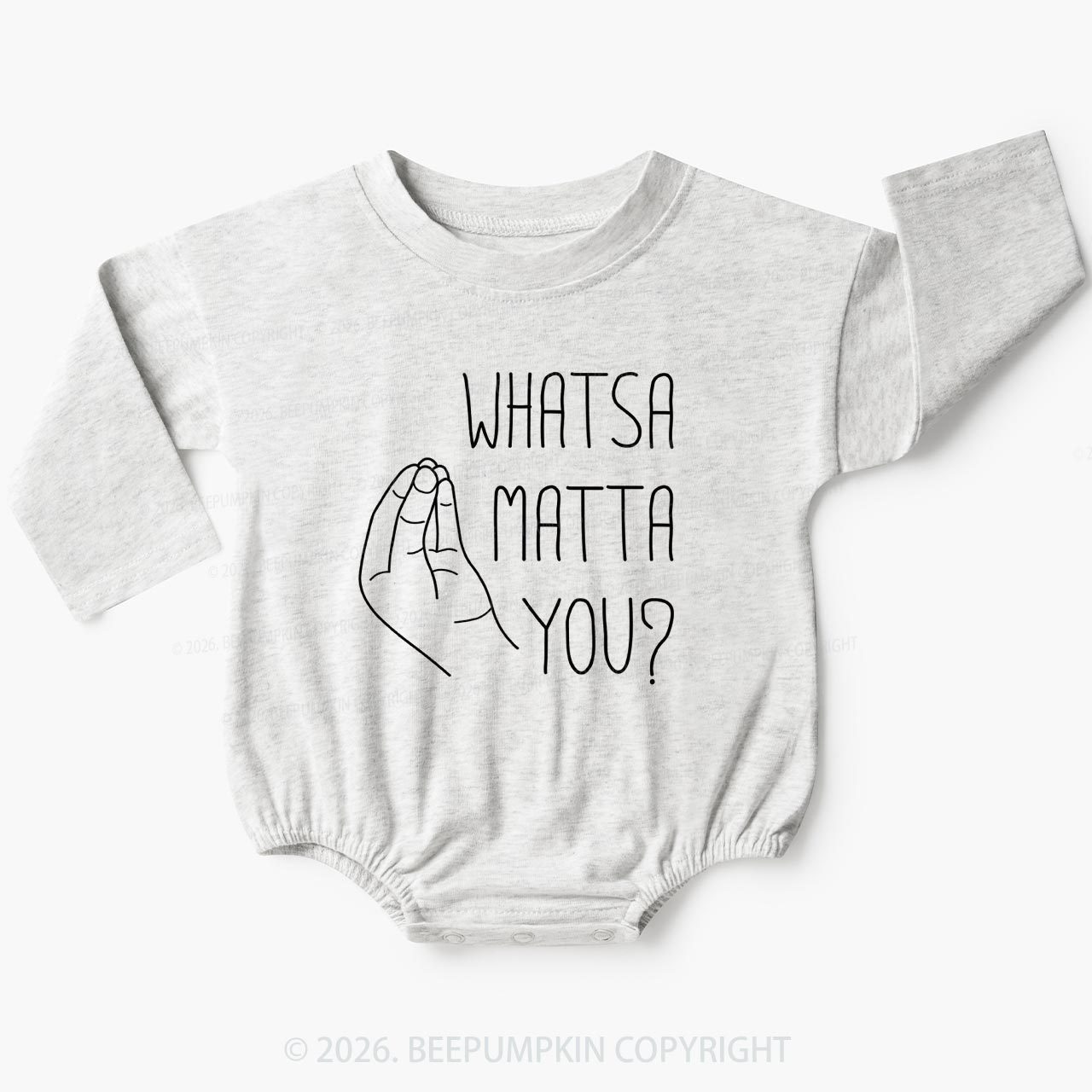 Whatsa Matta You Baby Bubble Romper