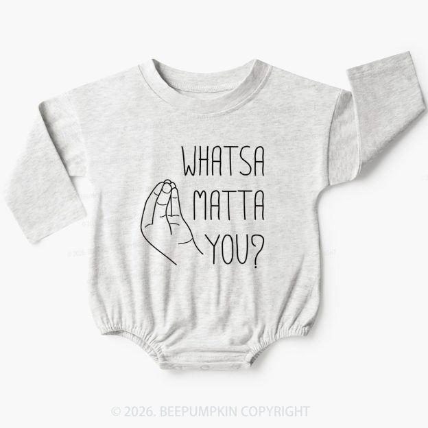 Whatsa Matta You Baby Bubble Romper