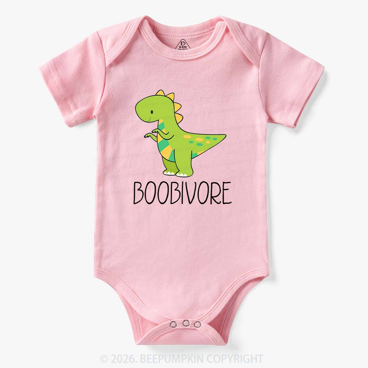 Funny Boobivore Dinosaur Bodysuit