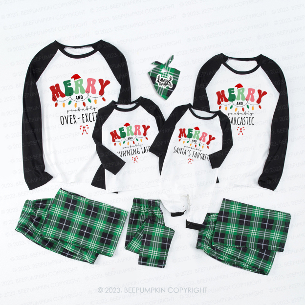 18 Quotes Personalized Custom Christmas Matching Pajamas