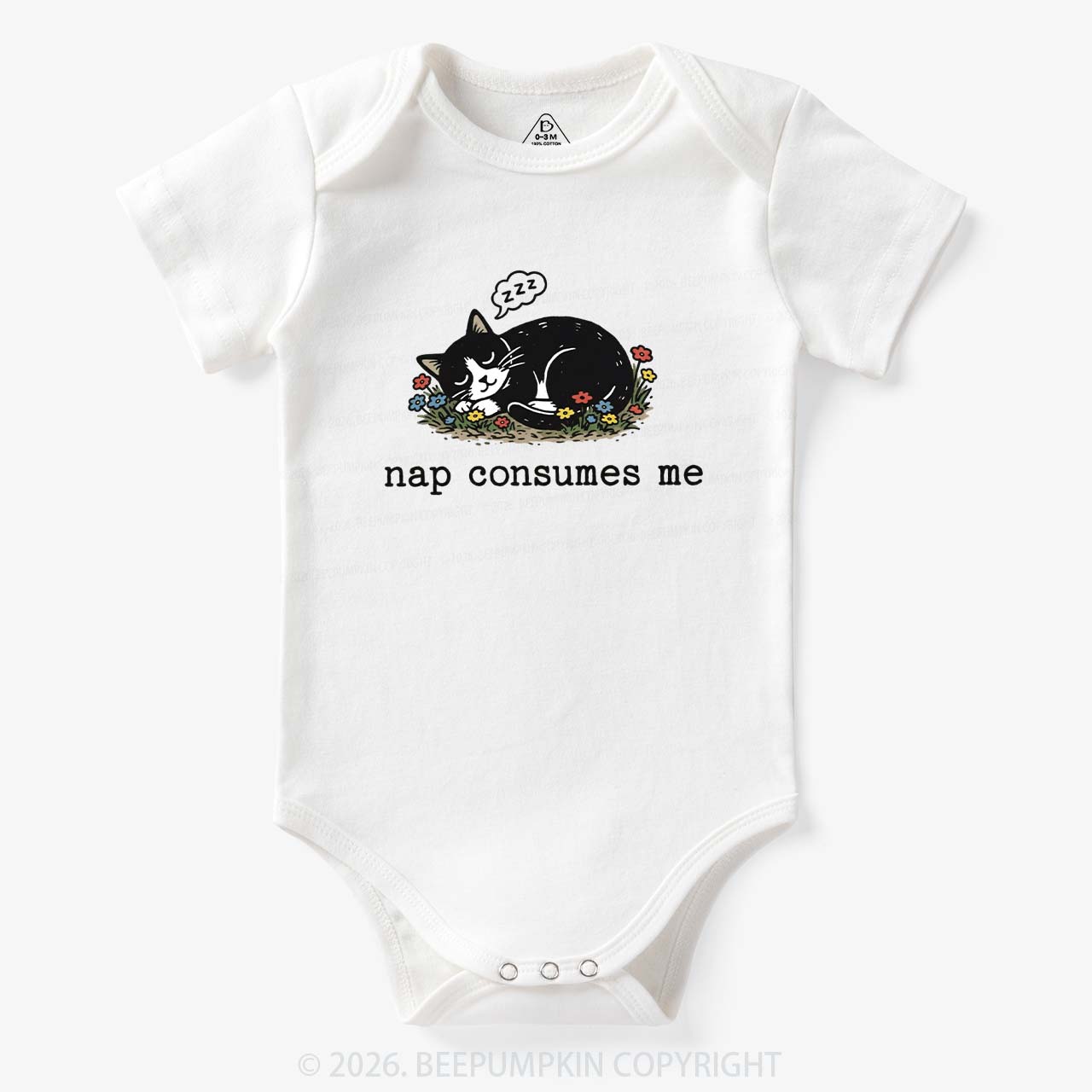 Funny Cat Meme Nap Consumes Me Bodysuit