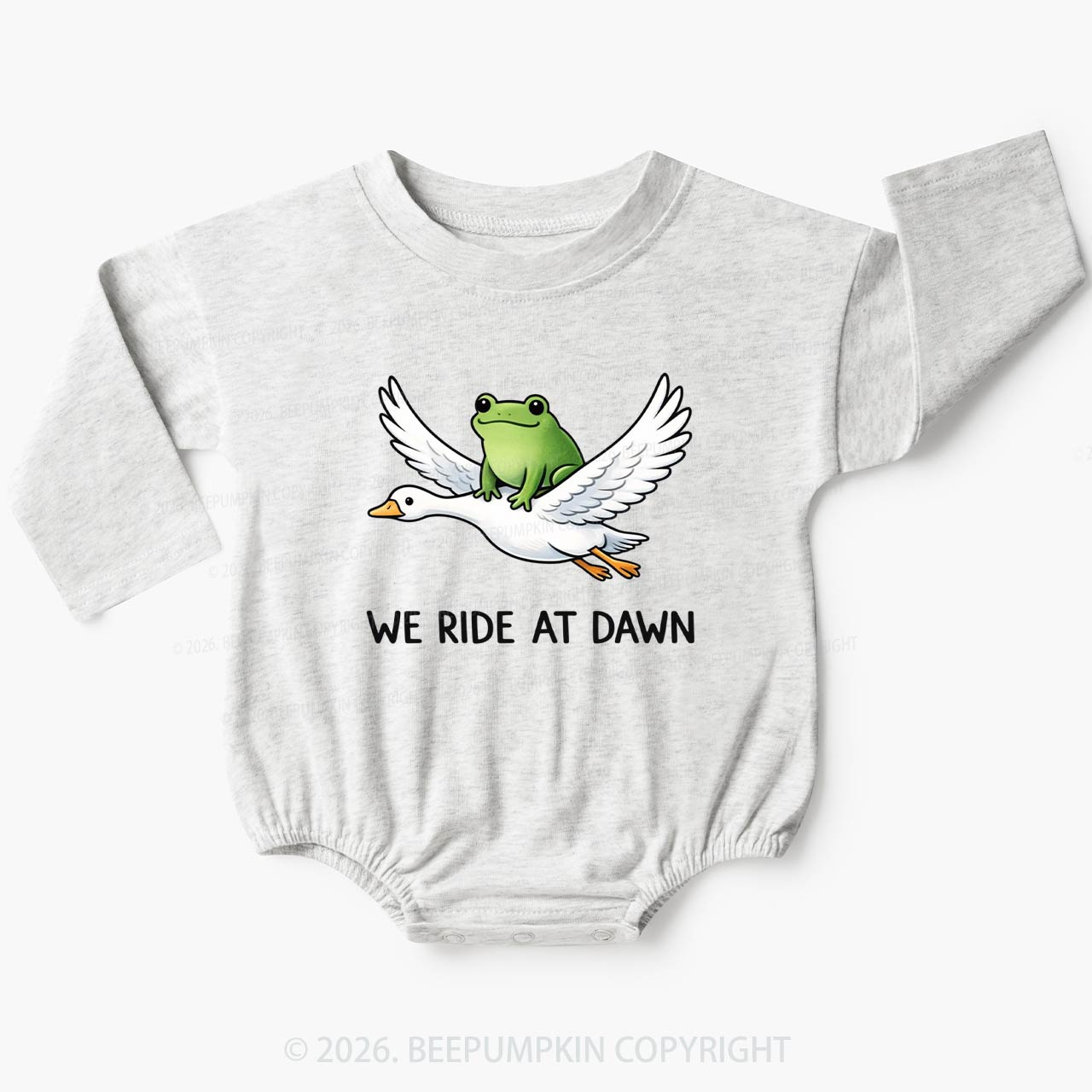 We Ride at Dawn Baby Bubble Romper