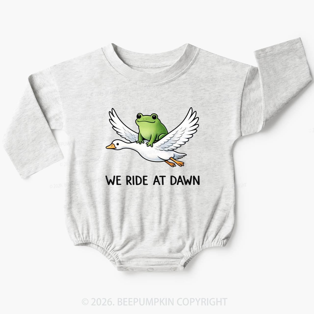 We Ride at Dawn Baby Bubble Romper