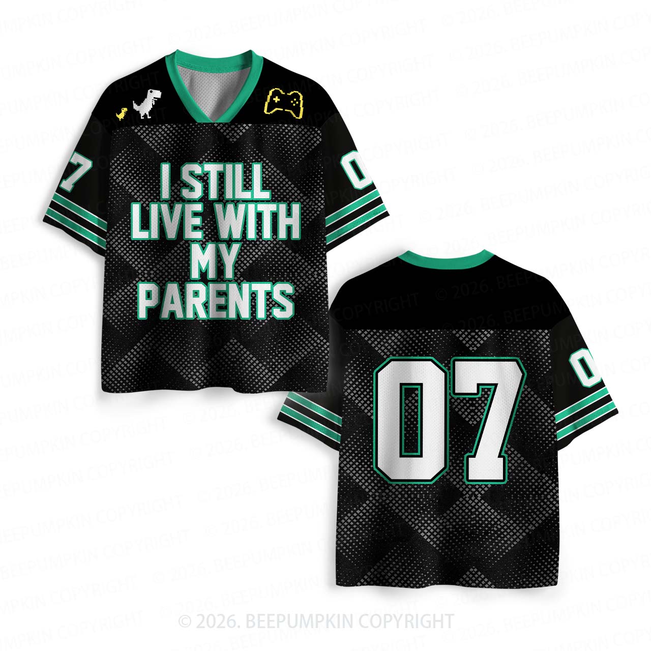 I Still Live With My Parents Toddler&Kid's Sport Jersey